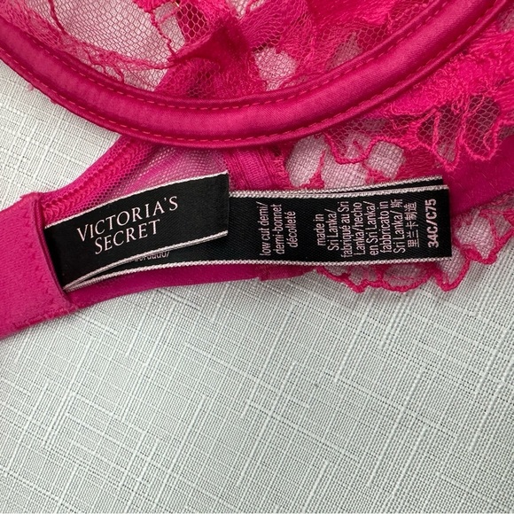 Lot of 3 Out From Under & Victoria's Secret Size 34C Pink Silver & Beige Bras - Picture 13 of 15